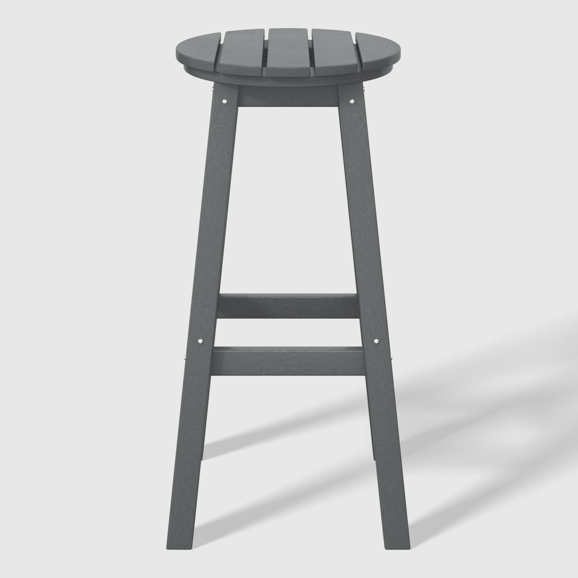 Stockholm All-Weather Outdoor Round Bar Stool (29" Height) Seahawk Designs Patio Bar & Counter Stools
