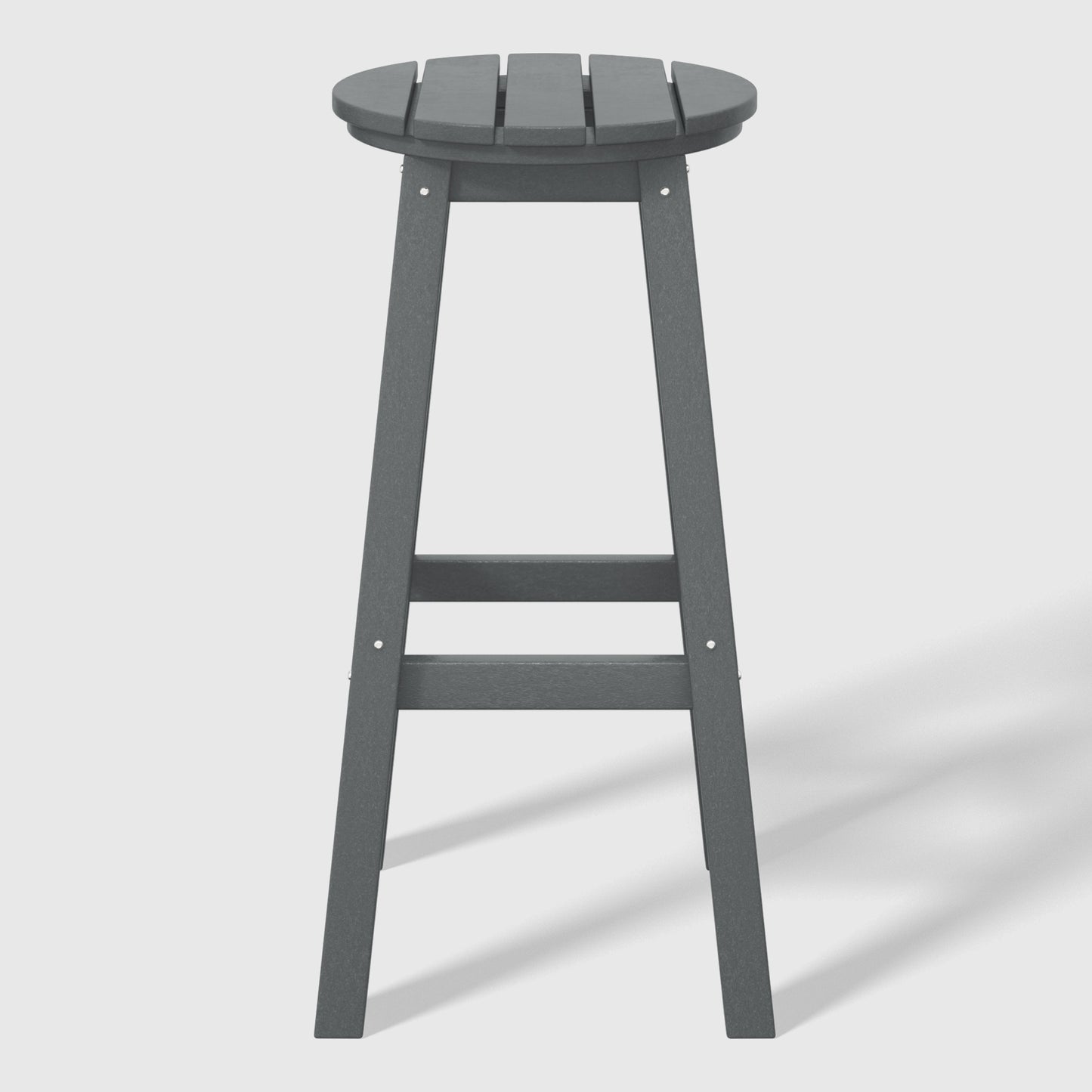 Stockholm All-Weather Outdoor Round Bar Stool (29" Height) Seahawk Designs Patio Bar & Counter Stools