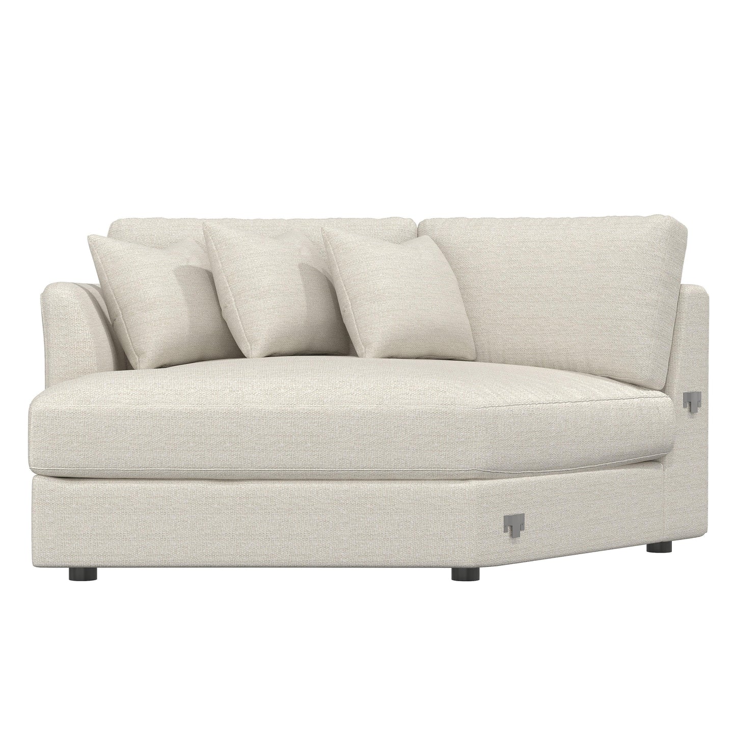 Sydney Fabric Left Arm Chaise Bernhardt Living