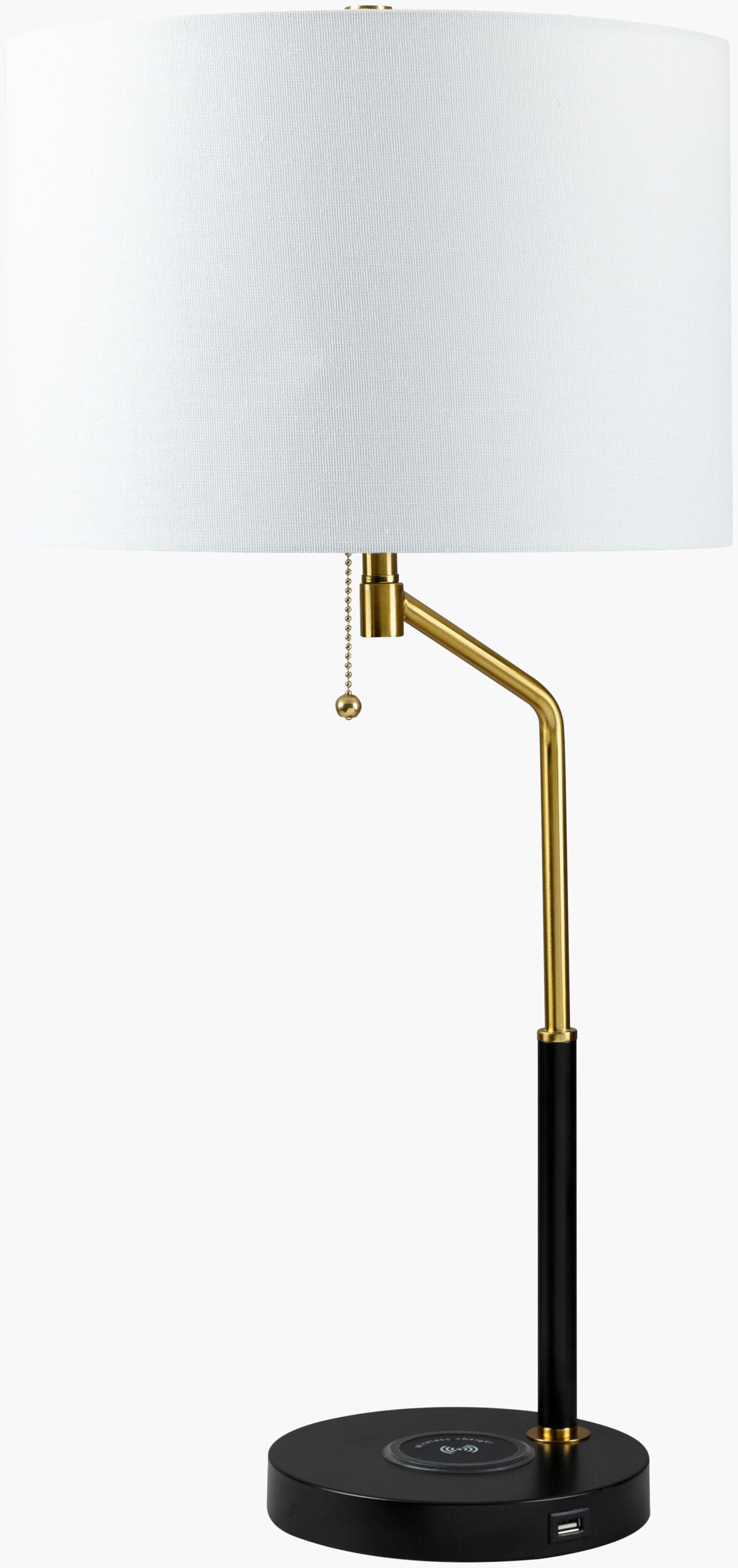 Uzes Accent Table Lamp — Black