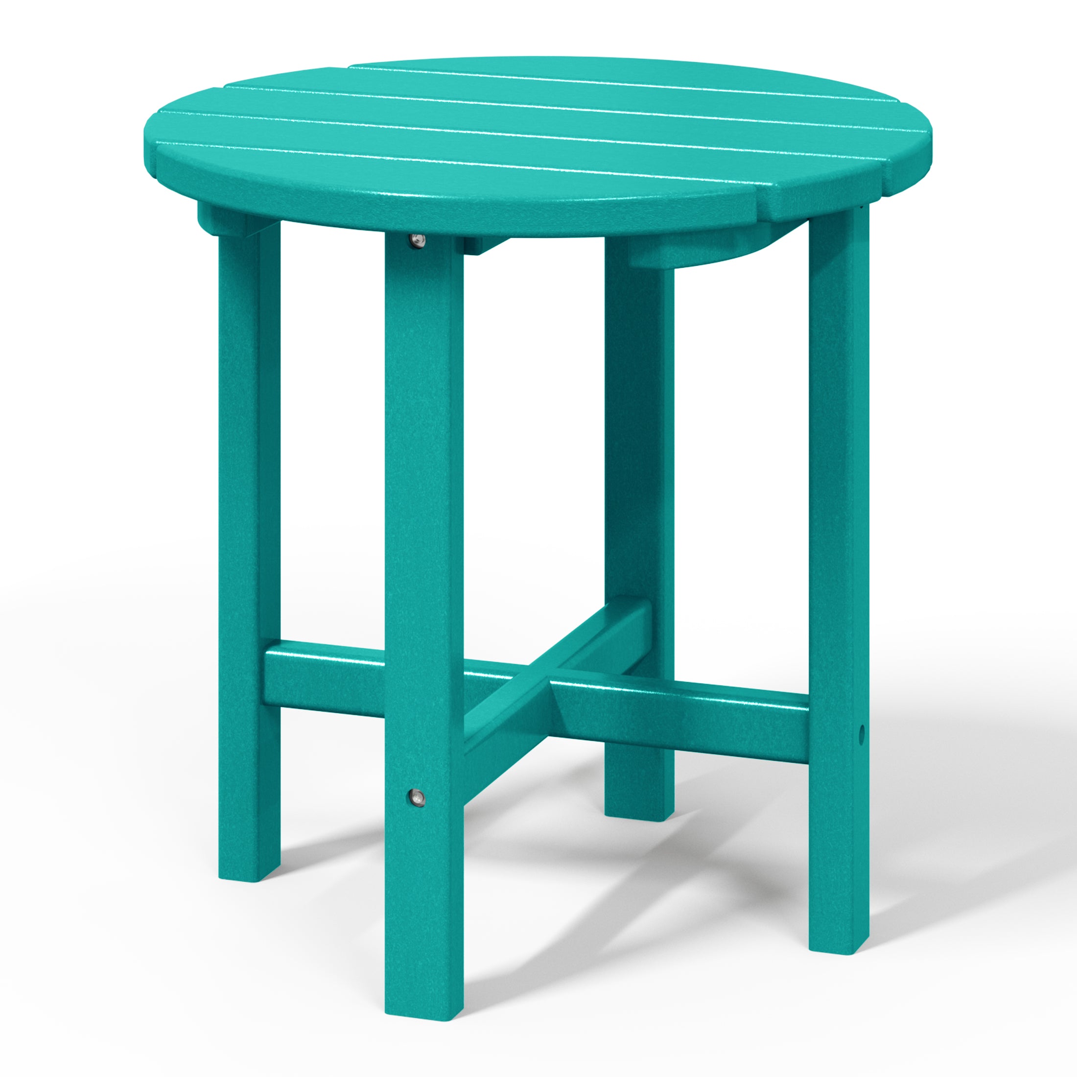 Tuscany All-Weather Outdoor Round Side Table (18" Height) Seahawk Designs Patio Side Tables