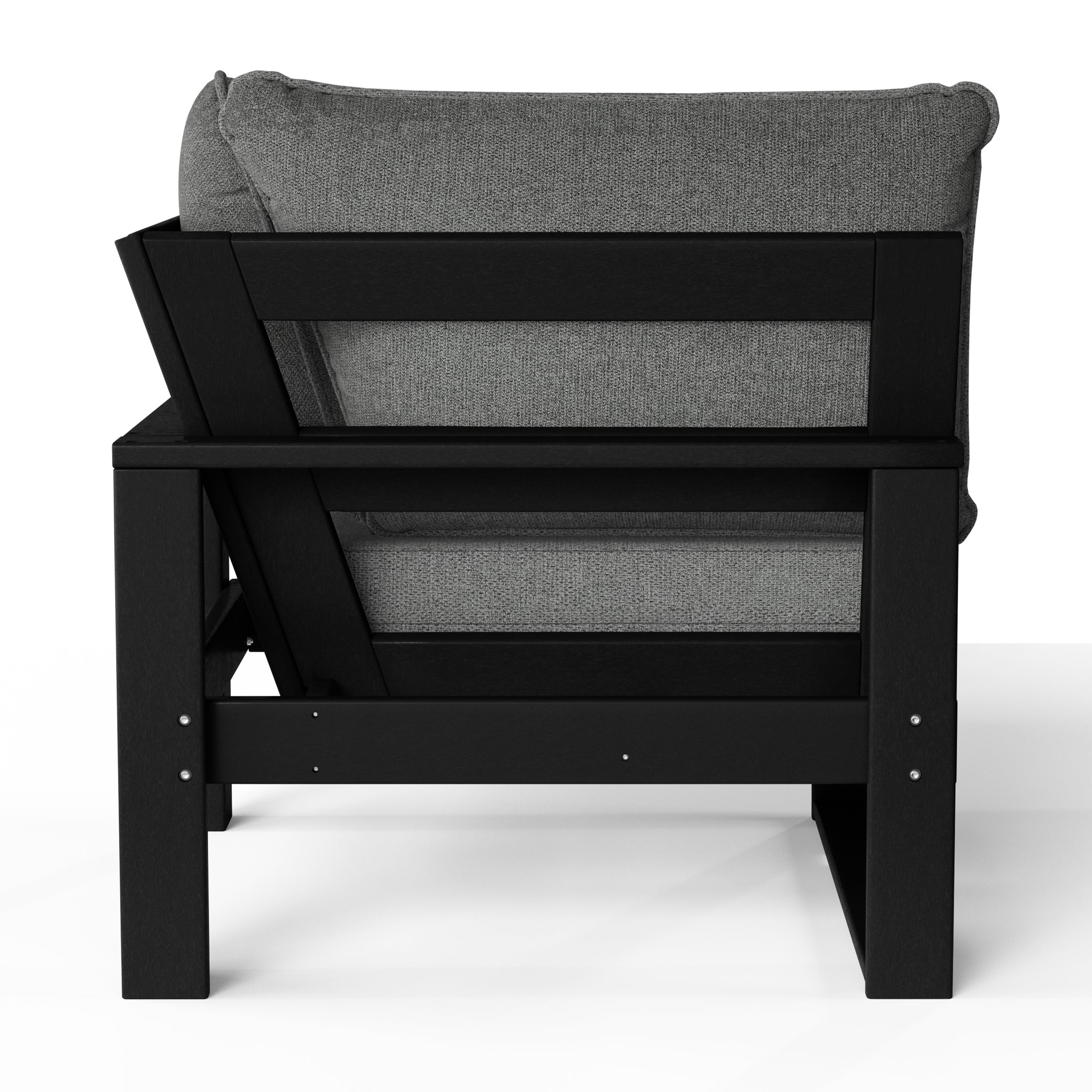 Signature All-Weather Outdoor Modular Patio Deep Seating Corner Chair (Corner Sectional Seat) Seahawk Designs Patio Chairs