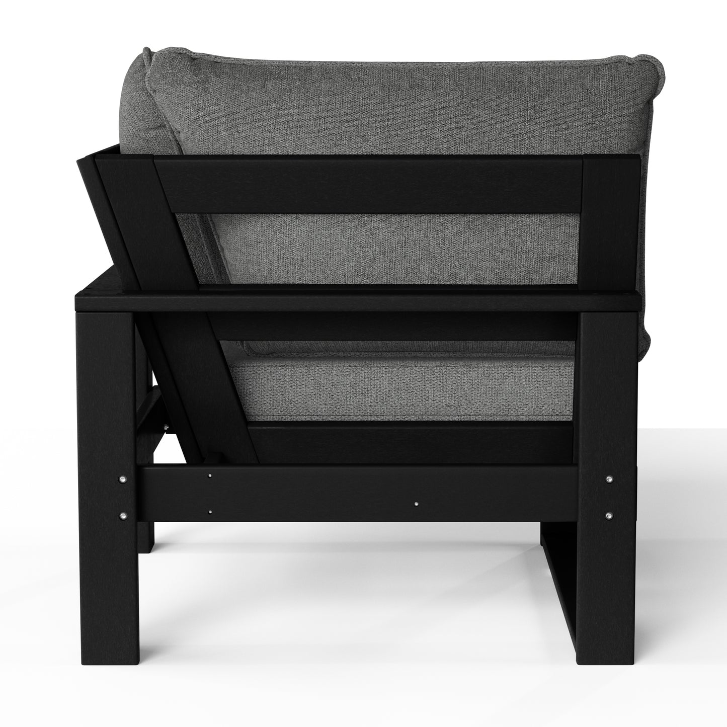 Signature All-Weather Outdoor Modular Patio Deep Seating Corner Chair (Corner Sectional Seat) Seahawk Designs Patio Chairs