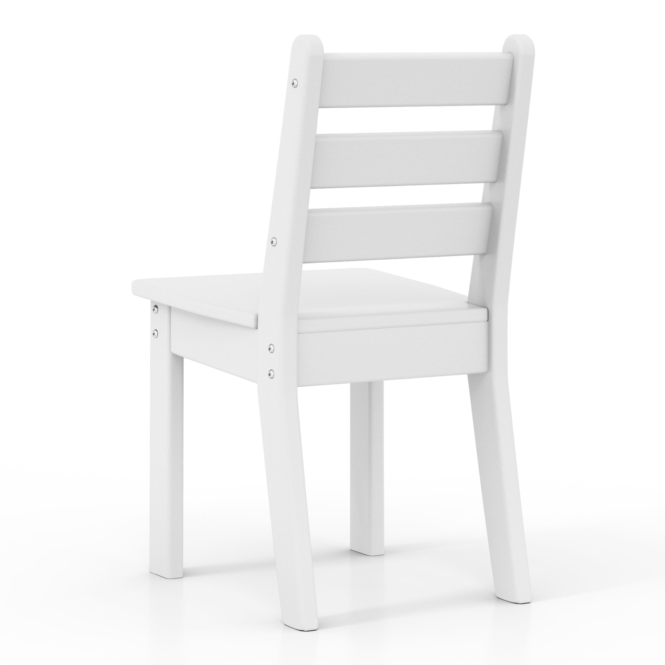 Tiny Terraces Kids' All-Weather Outdoor Dining Chair (Set of 2) Seahawk Designs Kids Patio Dining Chairs