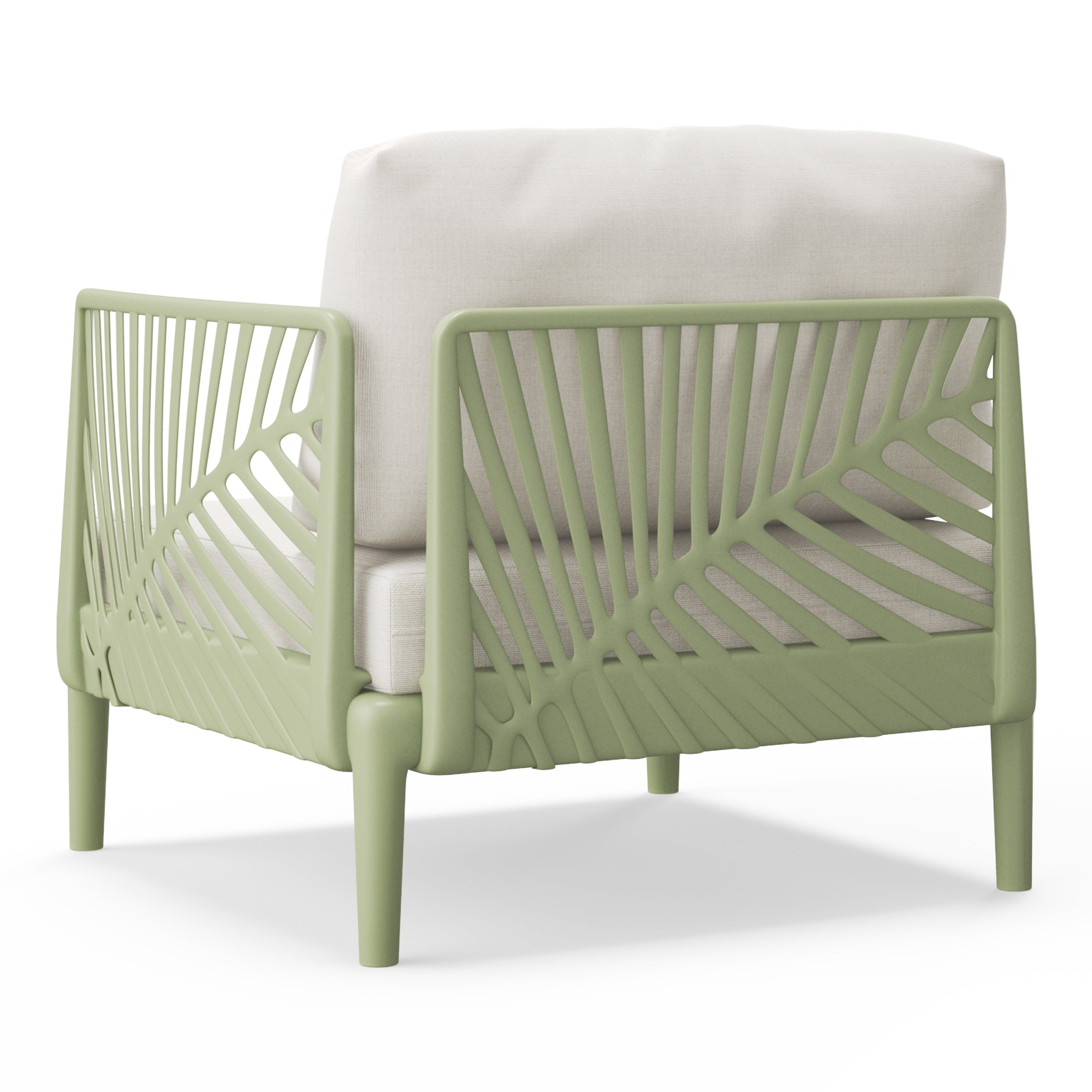 Polyform Deep Seating Right Arm Chair with Cushions Seahawk Designs Patio Chairs
