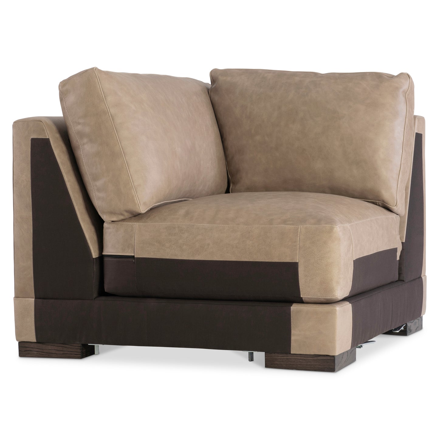 Lars Leather Corner Chair