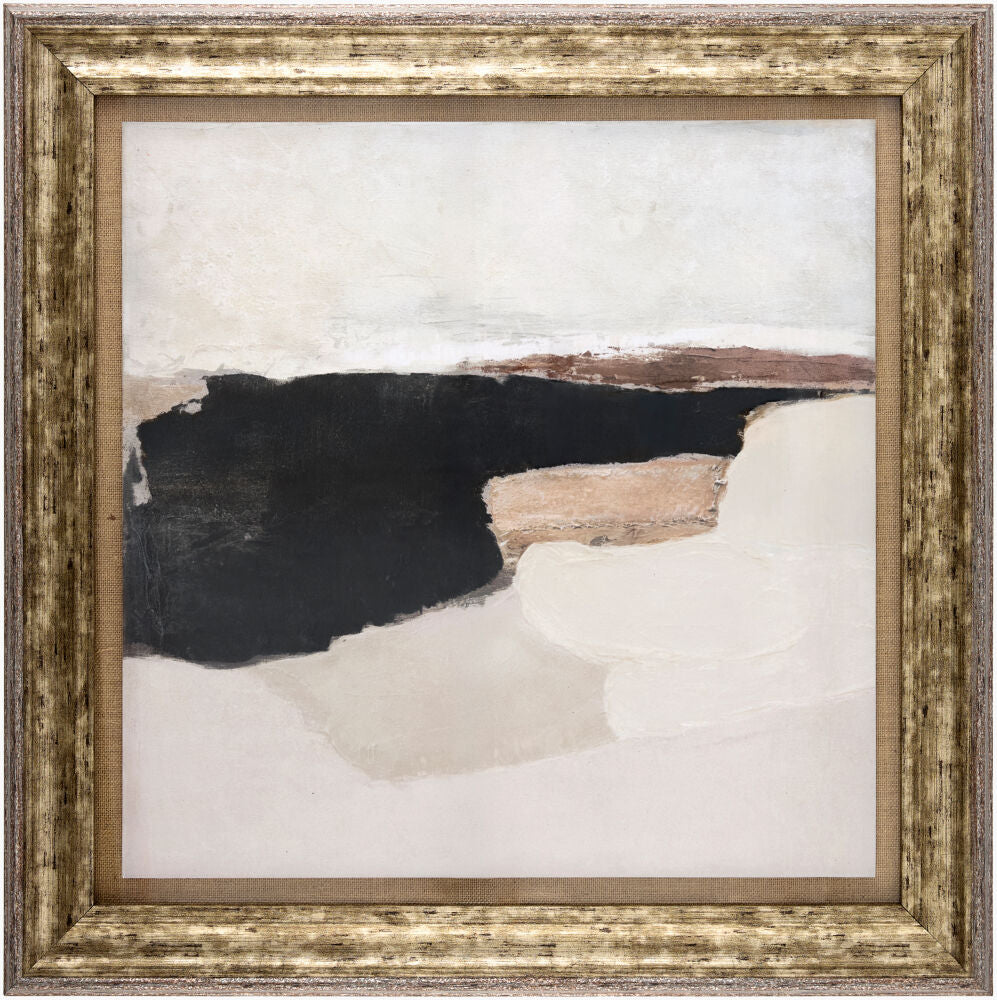 Vacuum Framed Art — Black/Blush