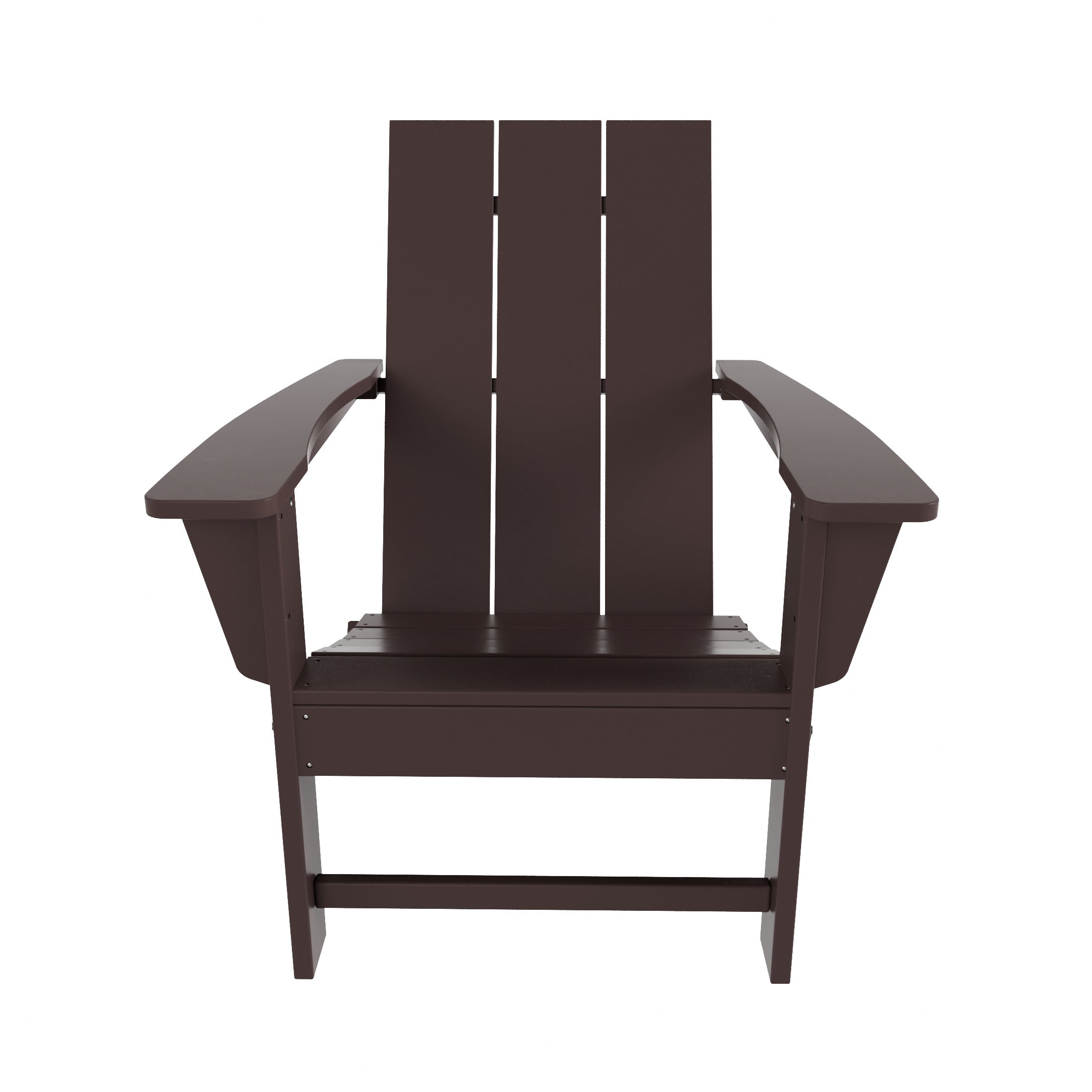 Malibu Modern All-Weather Outdoor Folding Adirondack Chair Dark Brown Seahawk Designs Adirondack Chairs