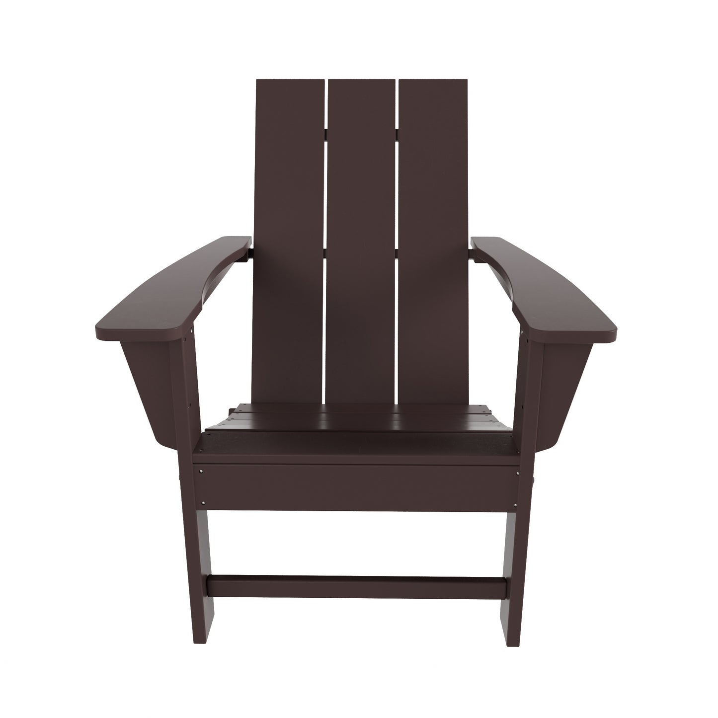 Malibu Modern All-Weather Outdoor Folding Adirondack Chair Dark Brown Seahawk Designs Adirondack Chairs