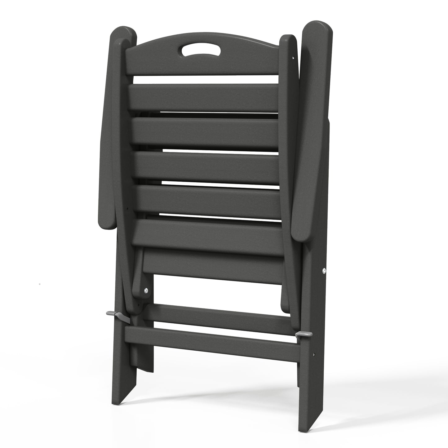 Aarhus All-Weather Outdoor Patio Folding Tall Back Dining Chair (38" High) Seahawk Designs Patio Dining Chairs