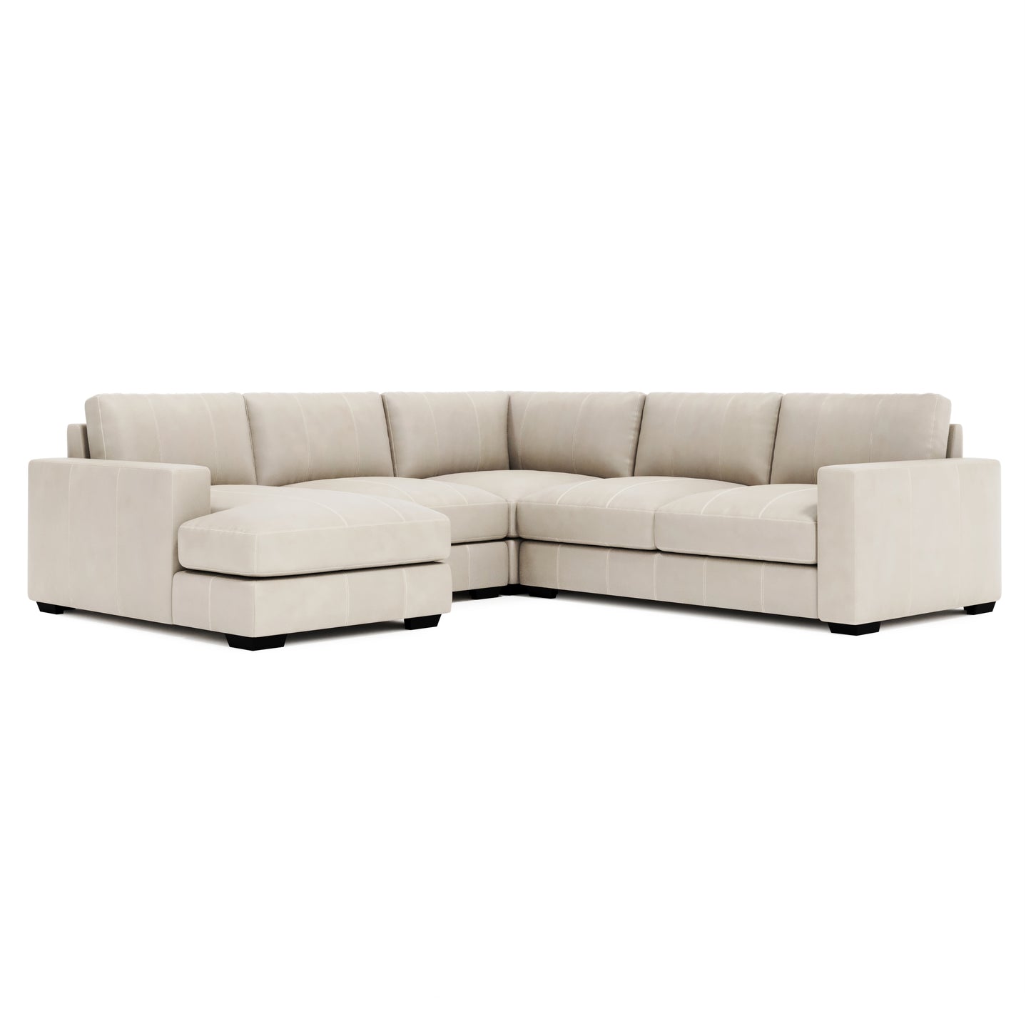 Dawkins Leather Sectional