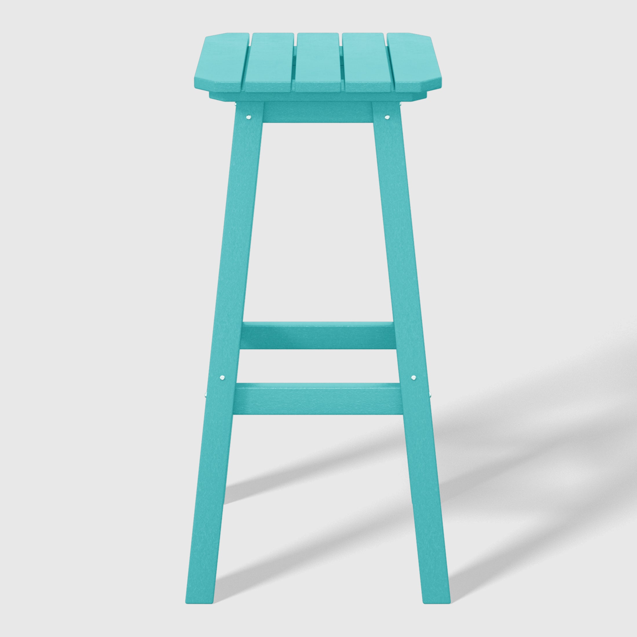 Stockholm All-Weather Outdoor Square Bar Stool (29" Height) Seahawk Designs Patio Bar & Counter Stools