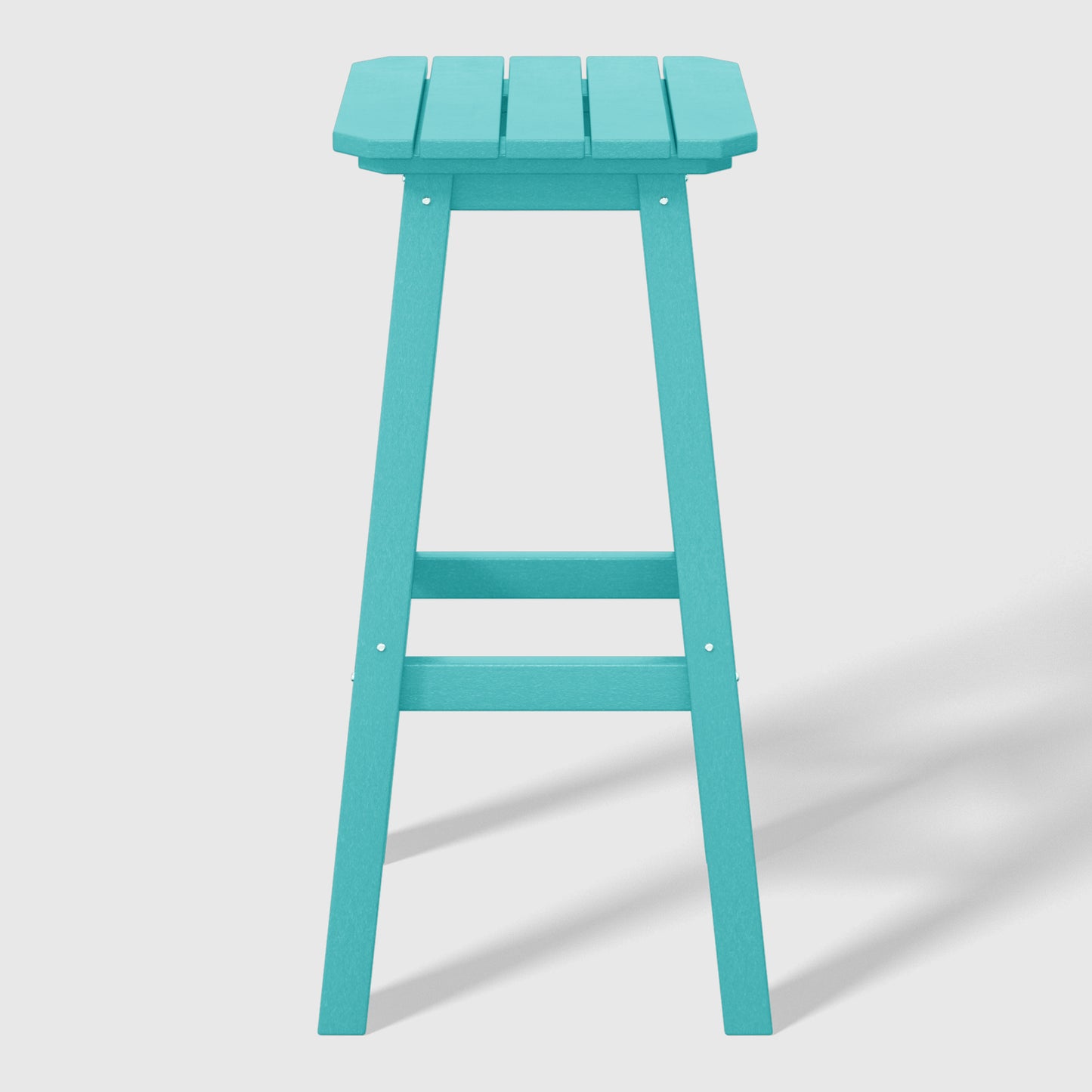Stockholm All-Weather Outdoor Square Bar Stool (29" Height) Seahawk Designs Patio Bar & Counter Stools