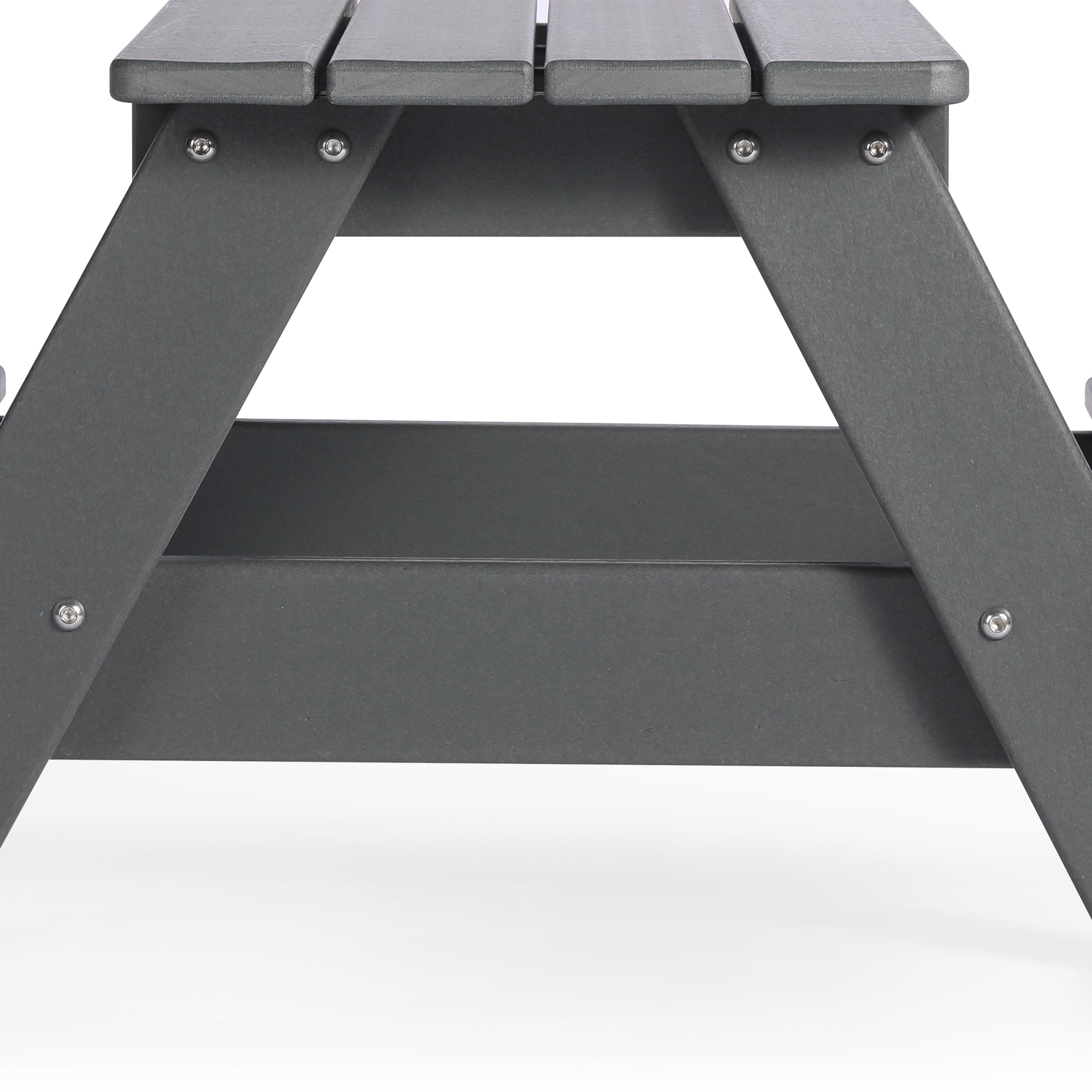 Tiny Terraces Kids' All-Weather Outdoor Picnic Table Seahawk Designs Kids Picnic Tables