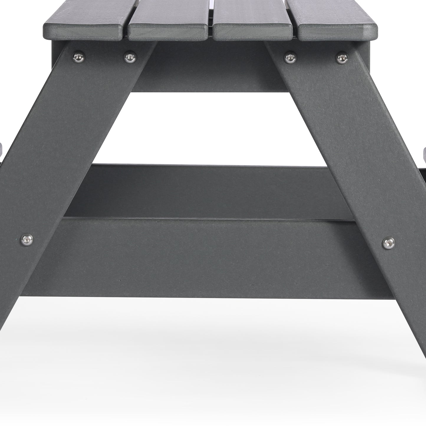 Tiny Terraces Kids' All-Weather Outdoor Picnic Table Seahawk Designs Kids Picnic Tables