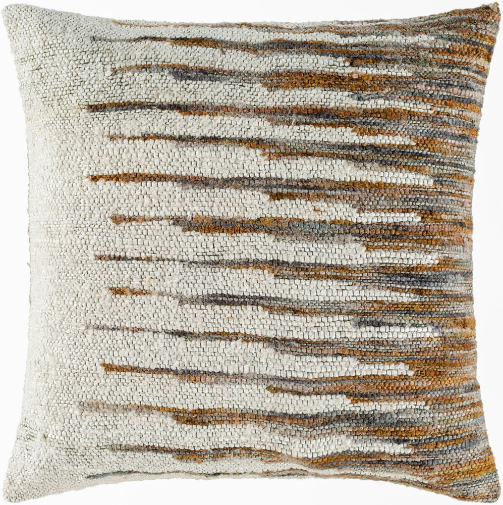 Vibe Accent Pillow — Brown/Charcoal