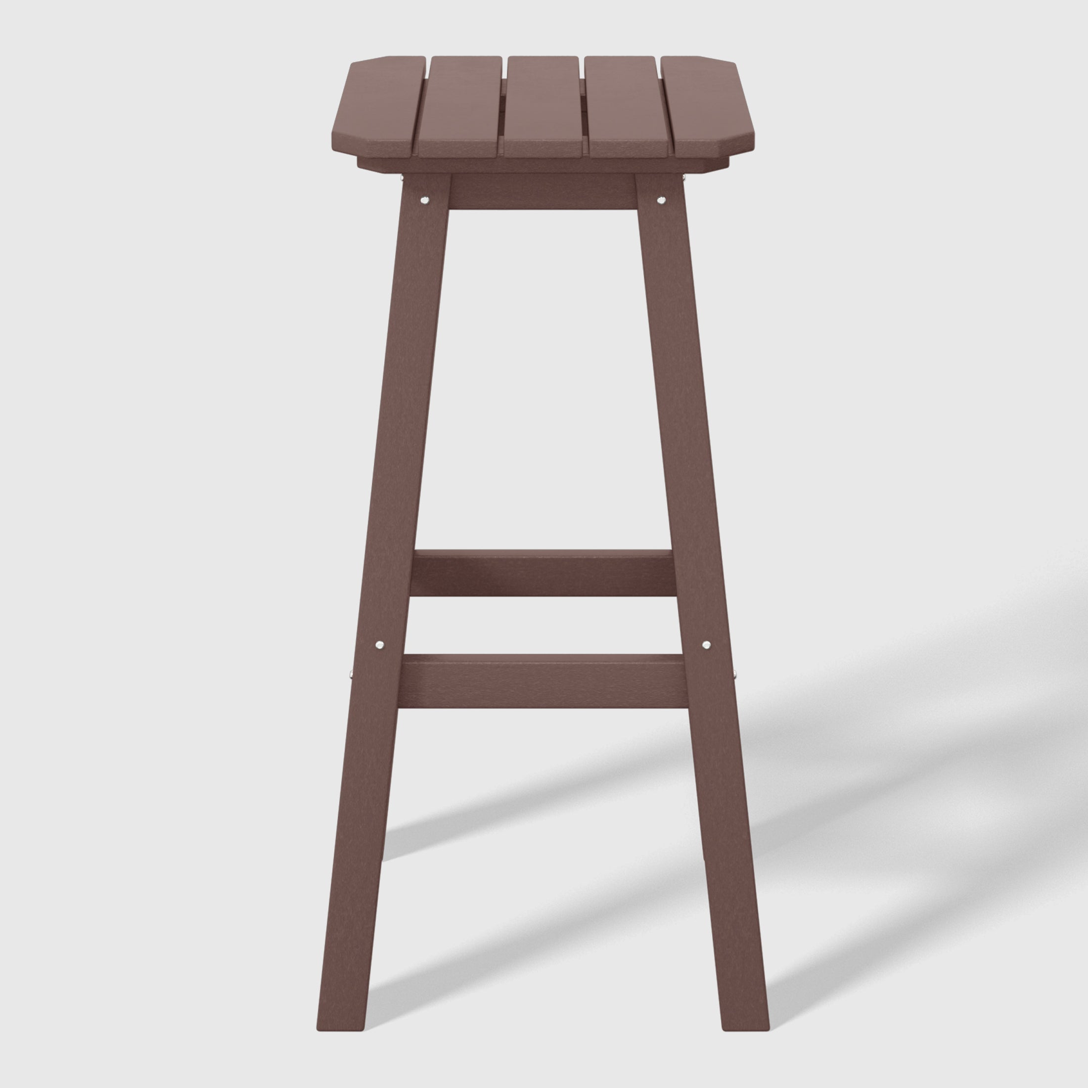 Stockholm All-Weather Outdoor Square Bar Stool (29" Height) Seahawk Designs Patio Bar & Counter Stools