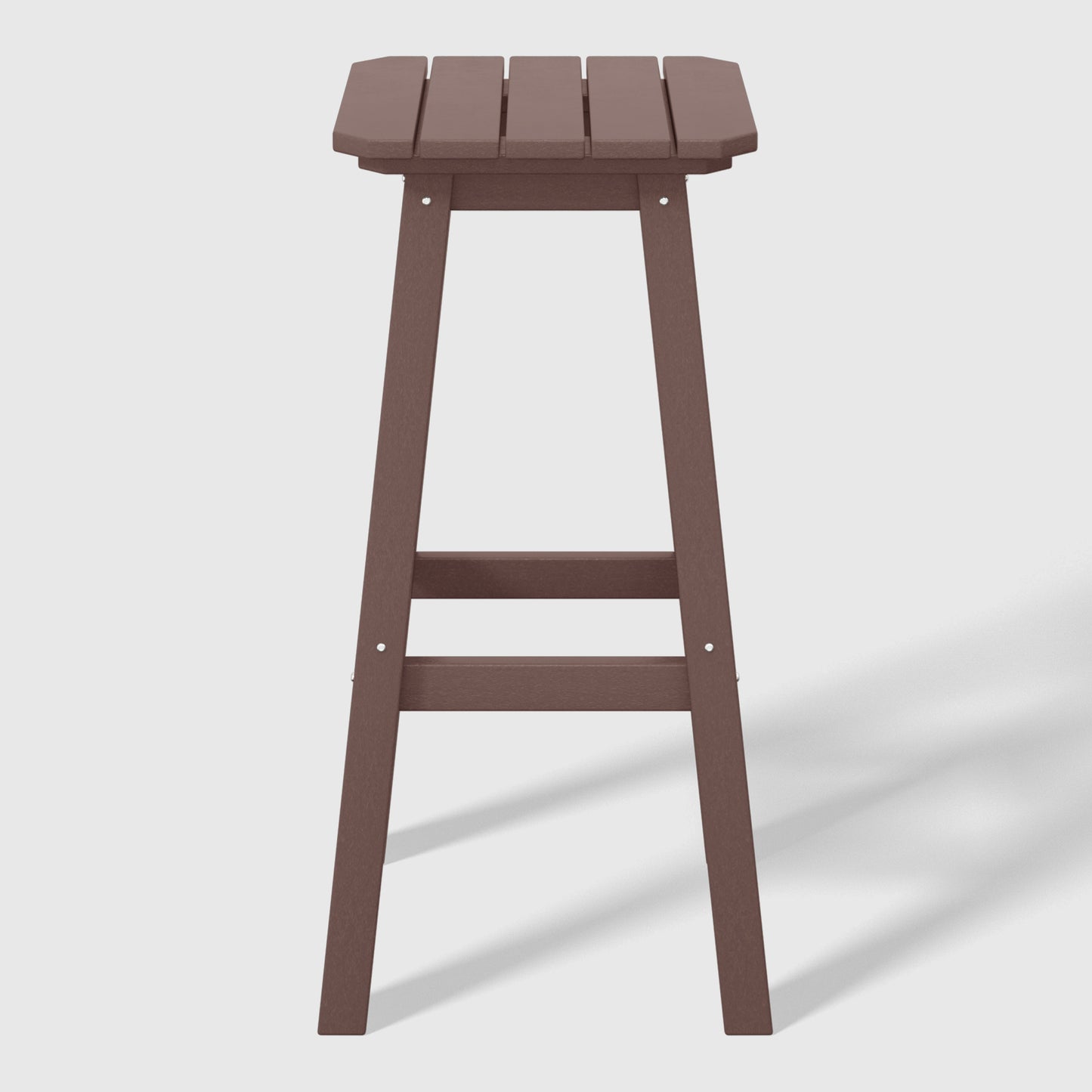 Stockholm All-Weather Outdoor Square Bar Stool (29" Height) Seahawk Designs Patio Bar & Counter Stools