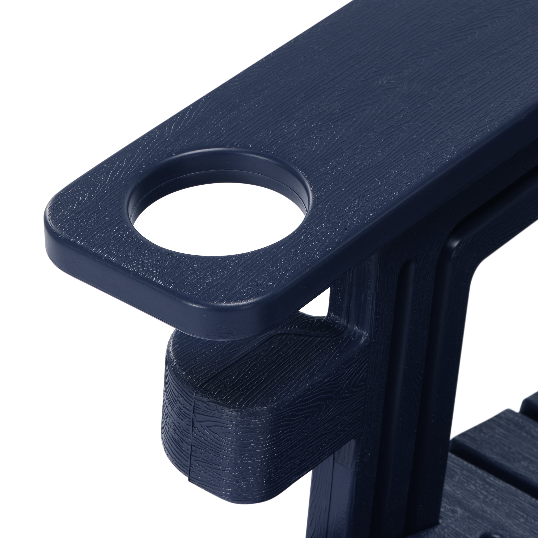 Set of Snap'n Lock Adirondack Chairs with Connecting Wedge Table (No Tools or Hardware) Seahawk Designs Adirondack Chairs