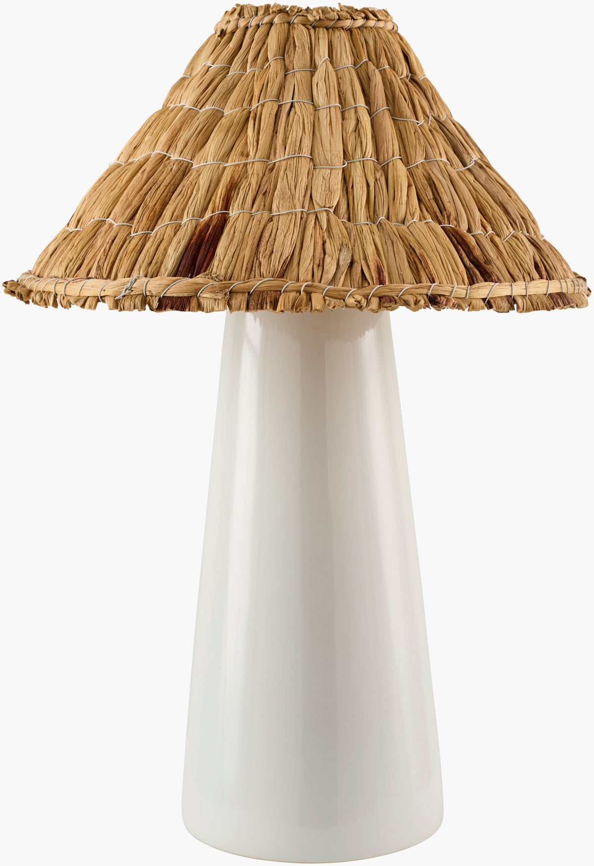 Vikundu Accent Table Lamp — White