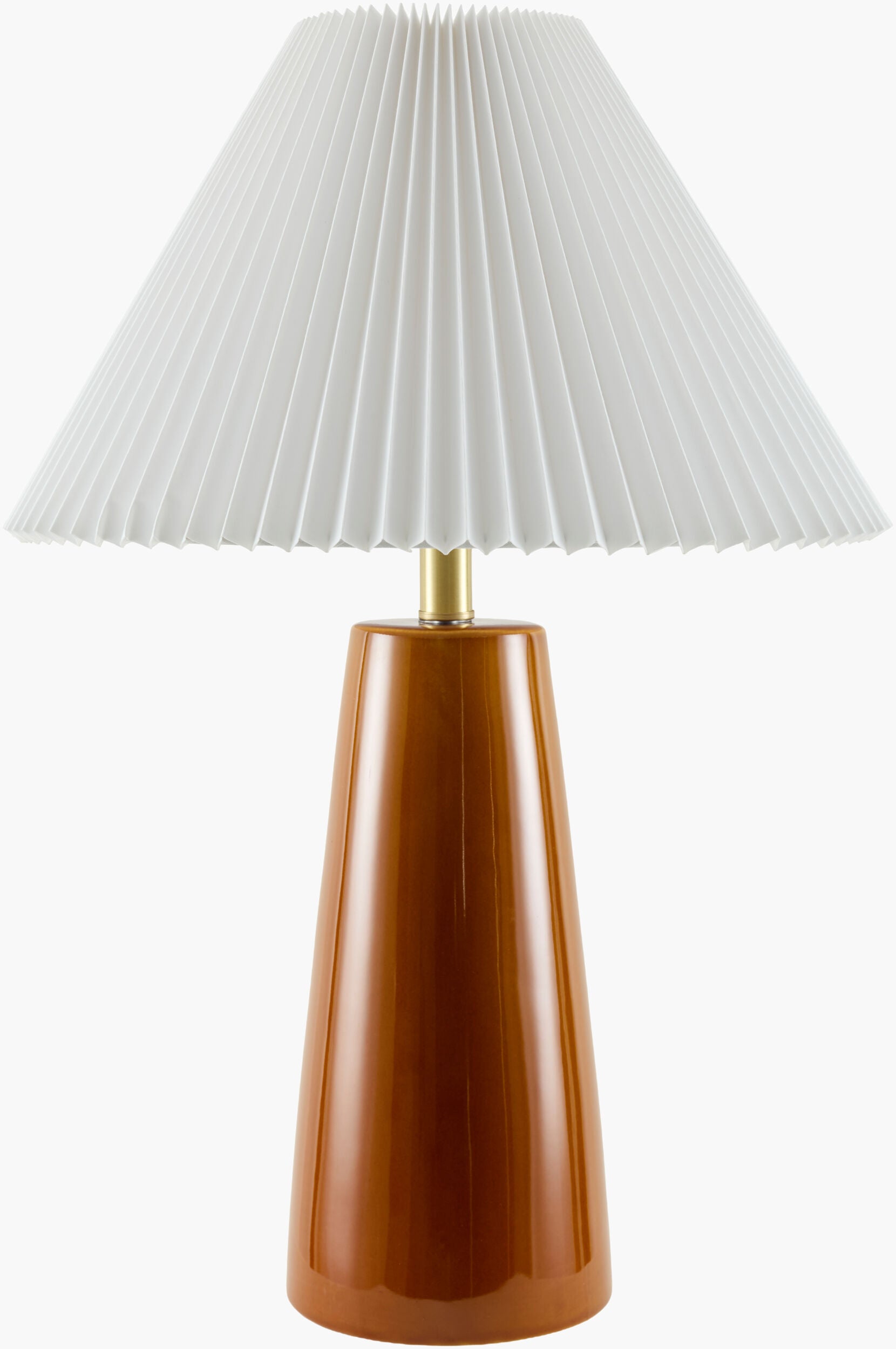 Vikundu Accent Table Lamp — Bright Red
