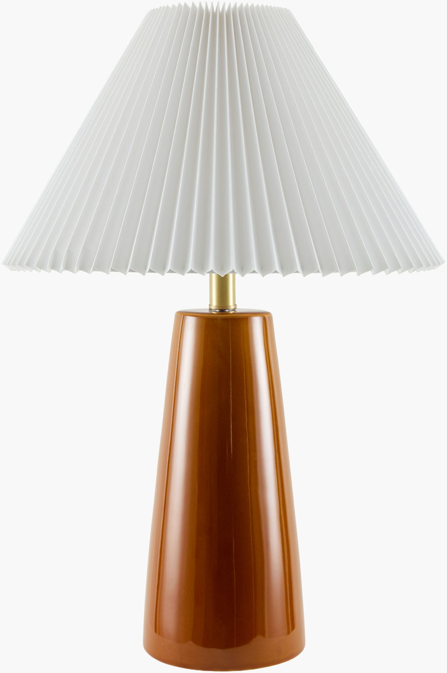 Vikundu Accent Table Lamp — Bright Red