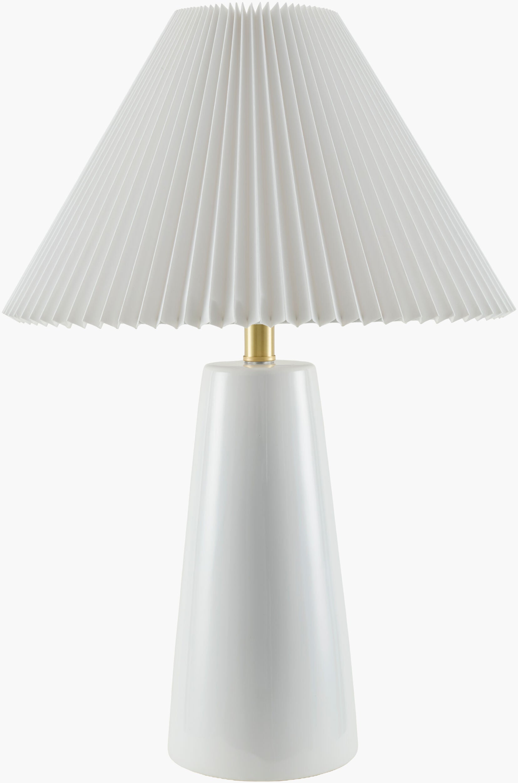 Vikundu Accent Table Lamp — White