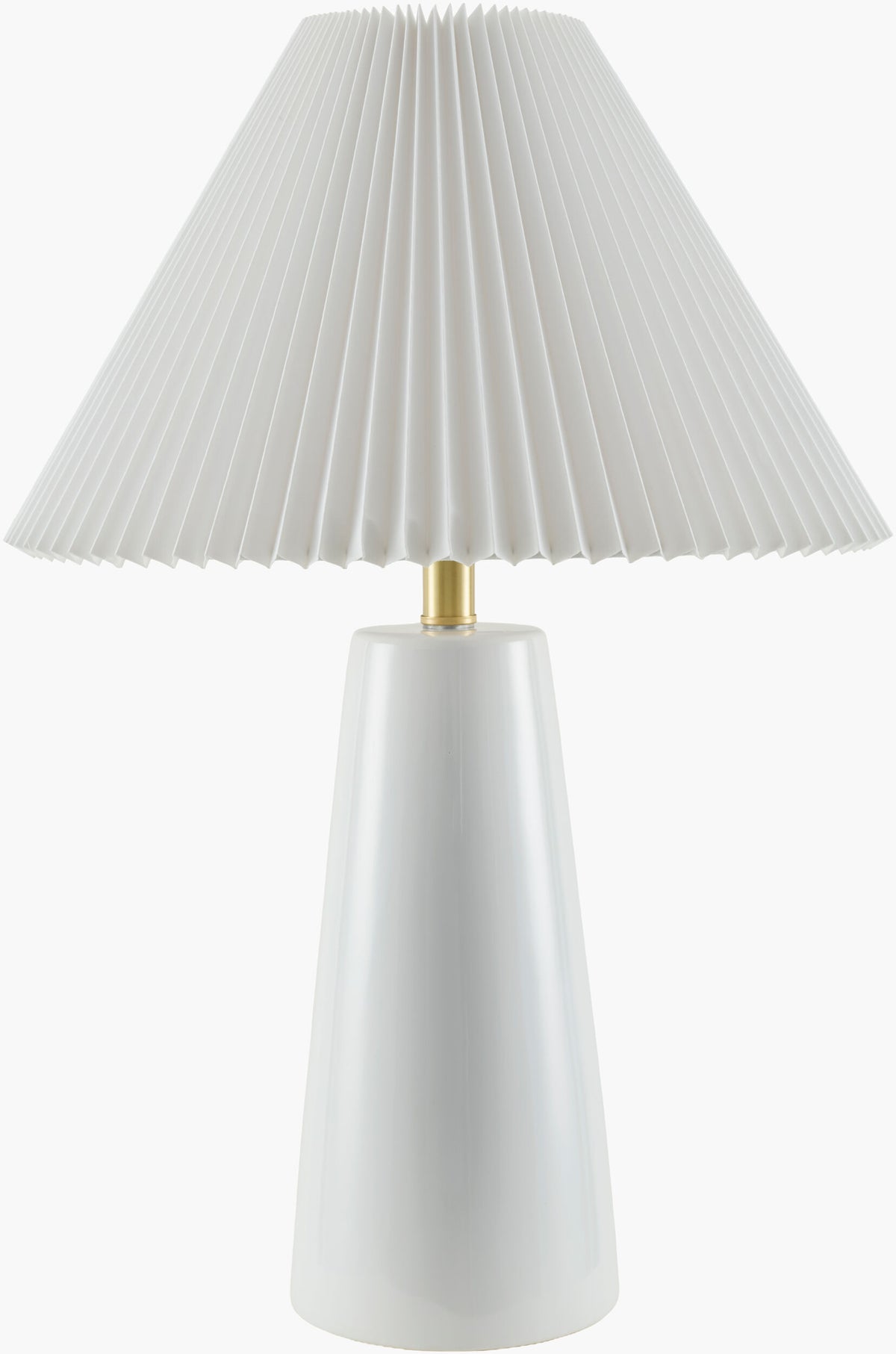 Vikundu Accent Table Lamp — White