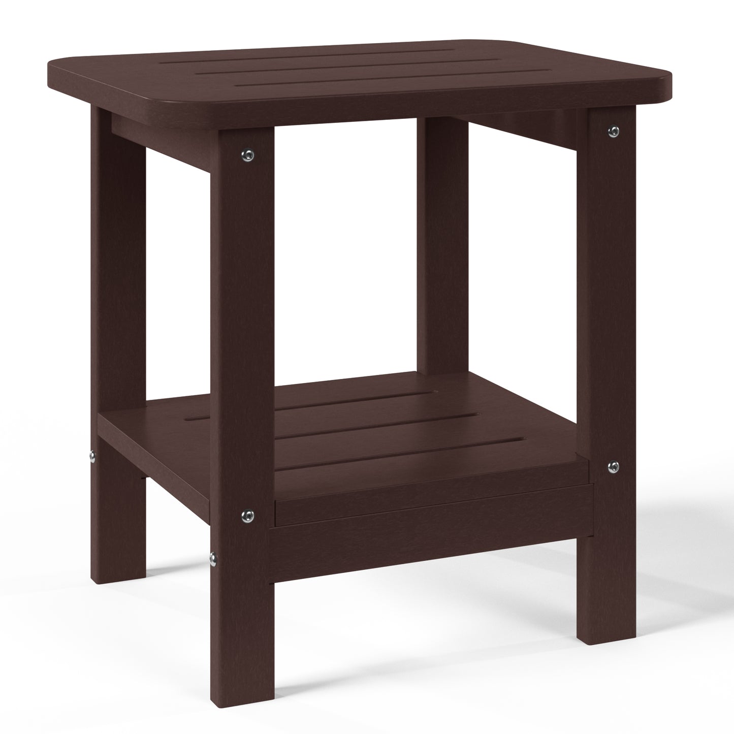 Santa Barbara Side Table Dark Brown Seahawk Designs Patio Side Tables