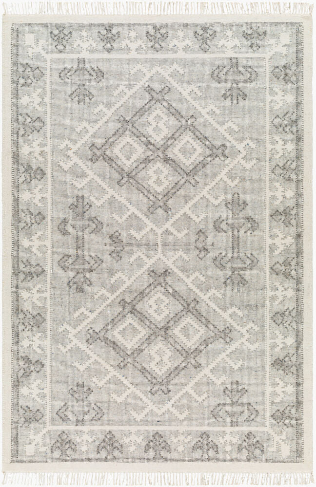 Valerie Handmade Rug — Charcoal/Medium Gray