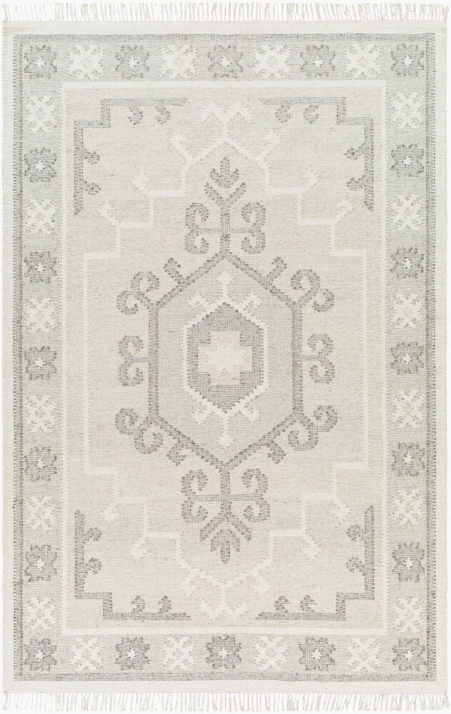 Valerie Handmade Rug — Charcoal/Medium Gray