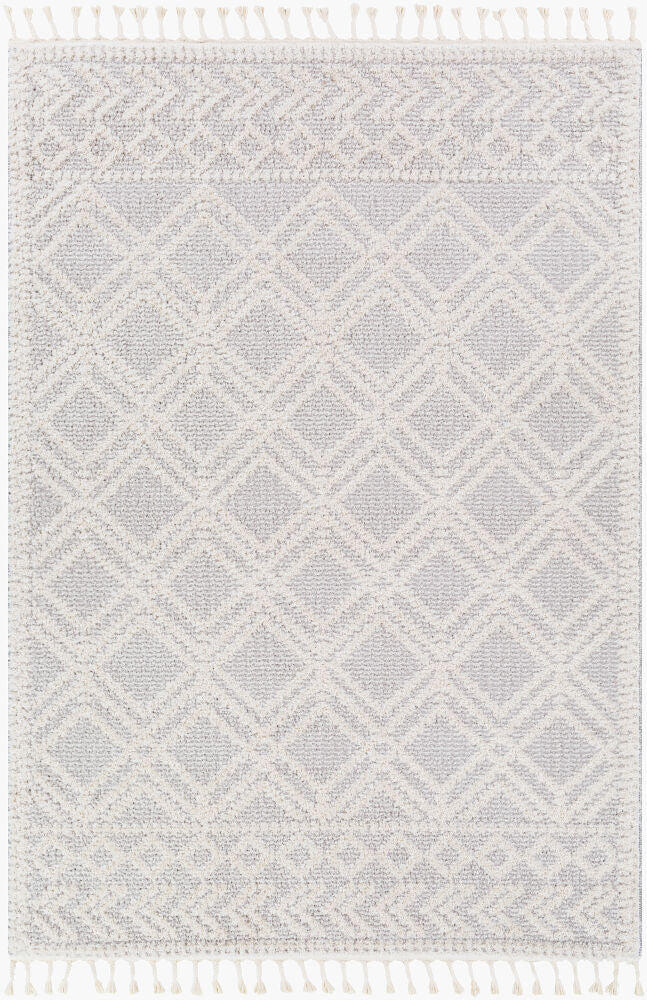 Valencia Machine Woven Rug — Cream/Medium Gray