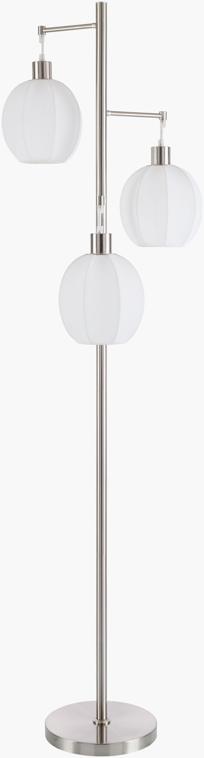 Vamo Accent Floor Lamp — Metallic - Nickel