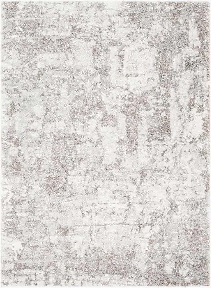 Venice Machine Woven Rug — Black/Ivory