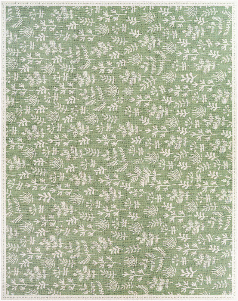 Vinilo Machine Woven Rug — Cream/Olive