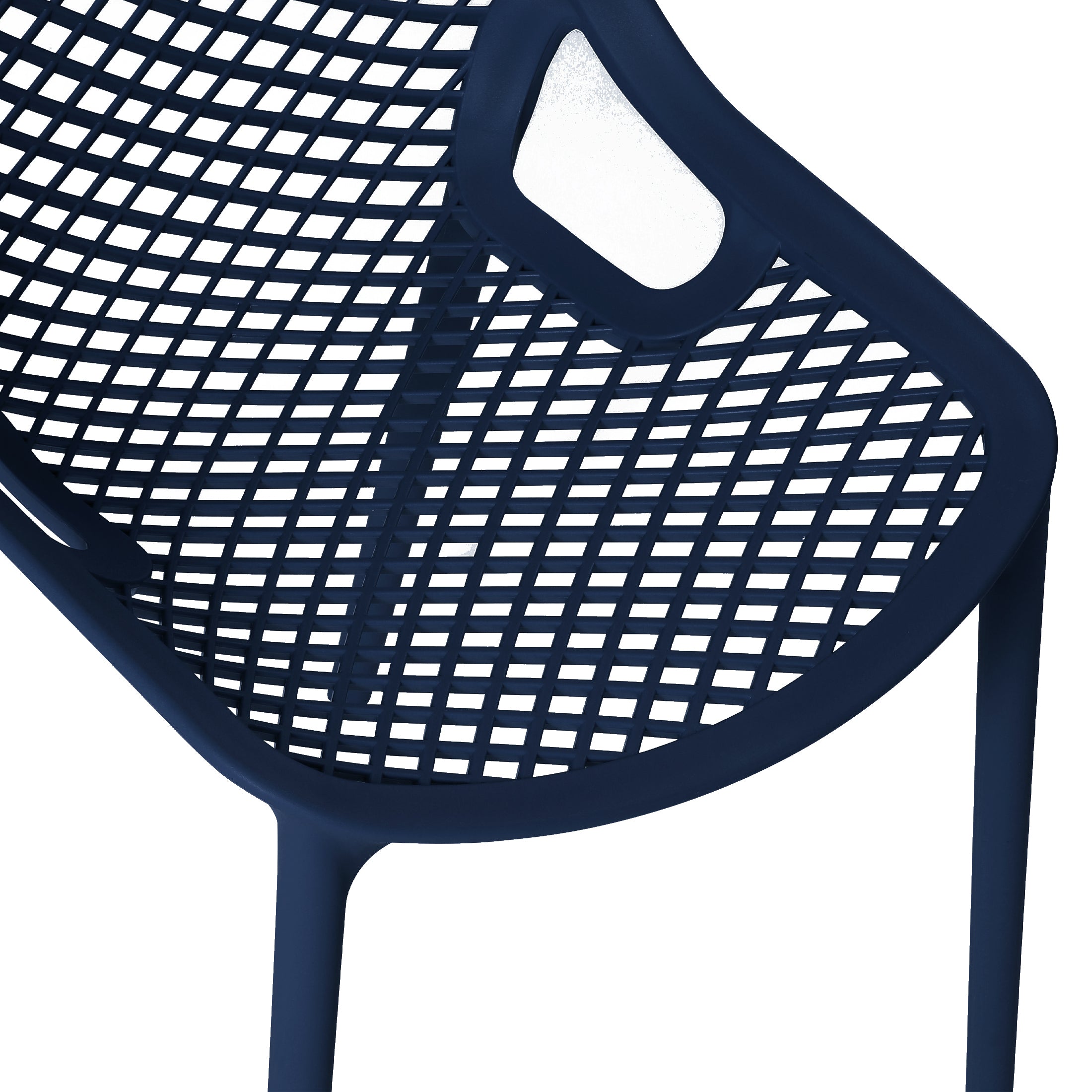 Polyform Stacking Dining Side Chair (Set of 2) Seahawk Designs Patio Dining Chairs