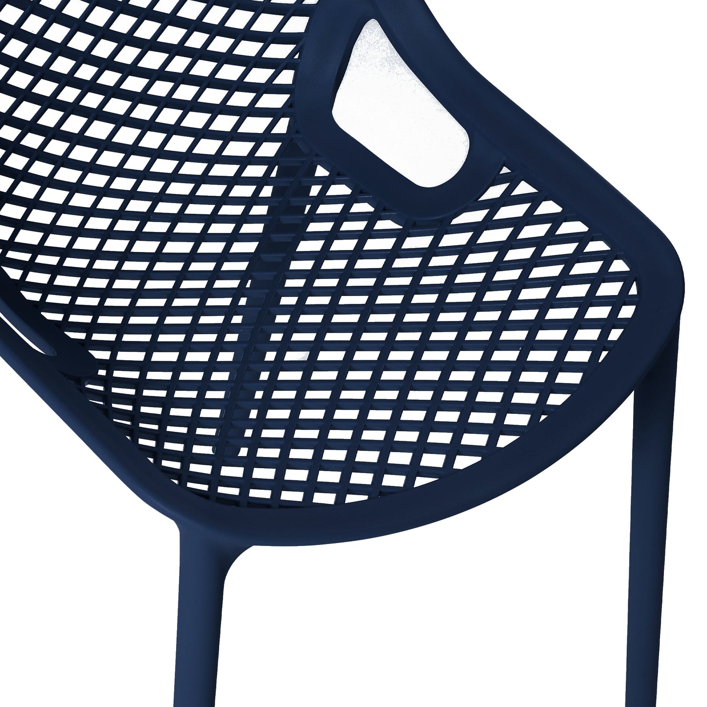 Polyform Stacking Dining Side Chair (Set of 2) Seahawk Designs Patio Dining Chairs