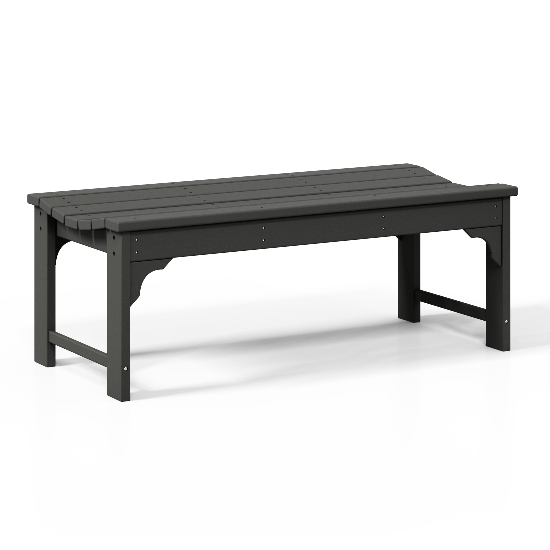 Concord All-Weather Outdoor Garden Backless Bench (46" Wide) Seahawk Designs Patio Benches