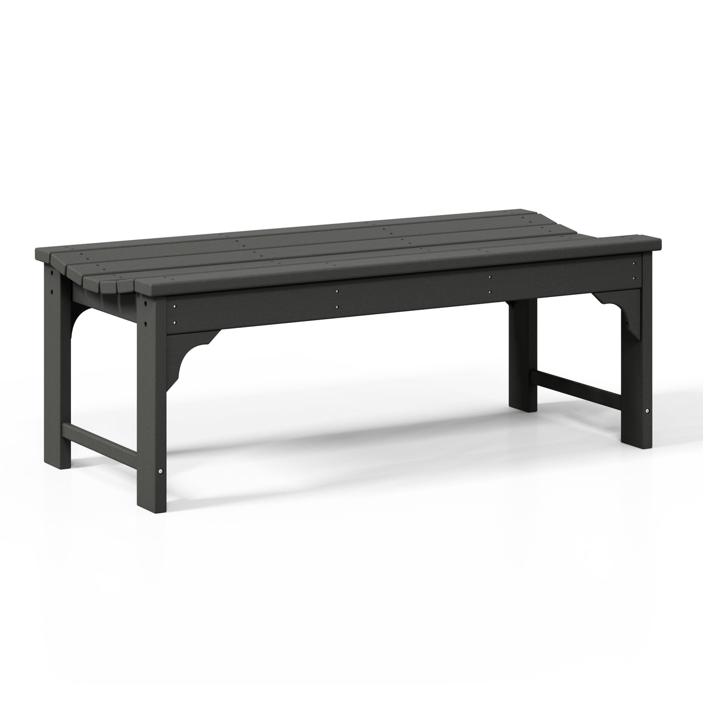 Concord All-Weather Outdoor Garden Backless Bench (46" Wide) Seahawk Designs Patio Benches
