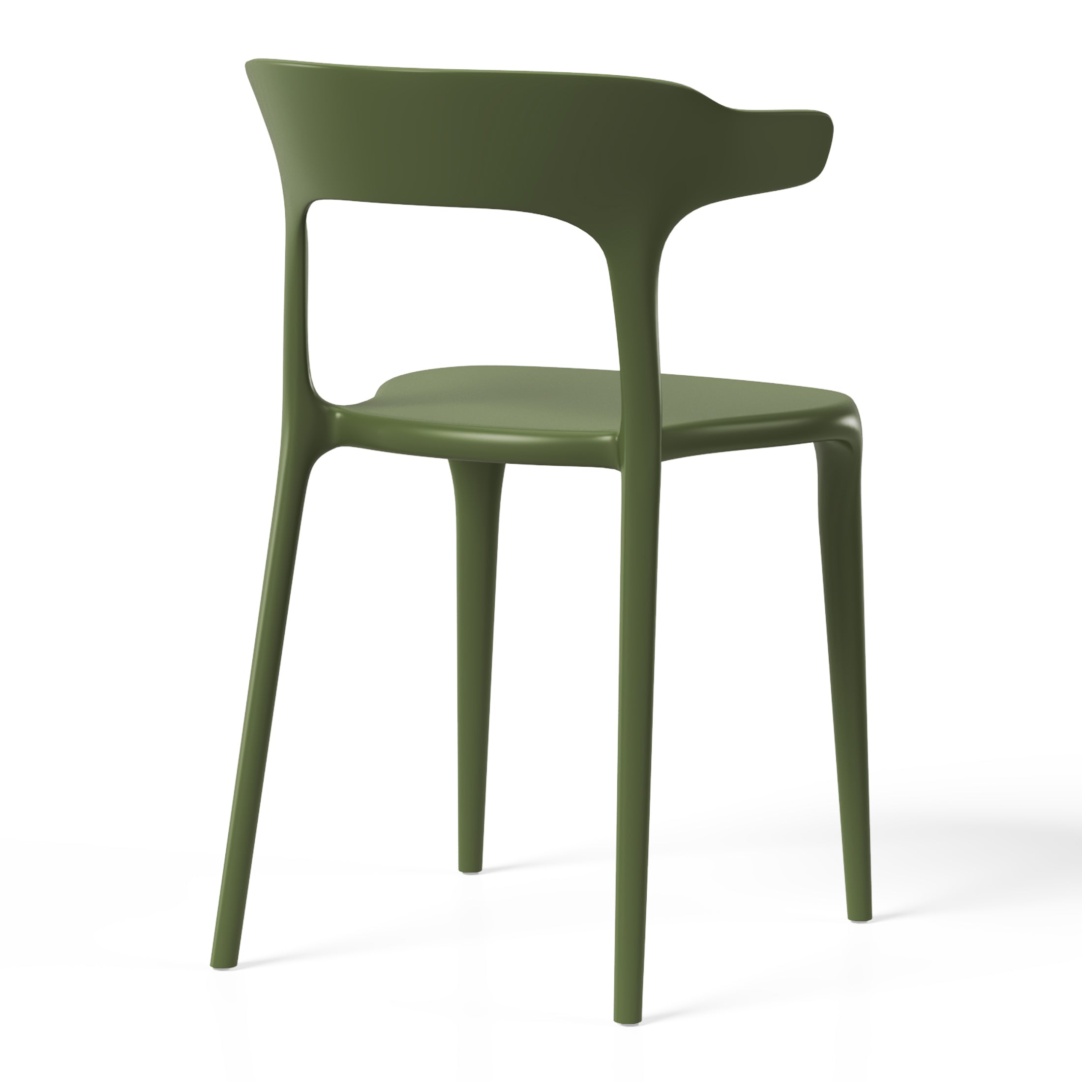 Polyform Stacking Dining Side Chair (Set of 4) Seahawk Designs Patio Dining Chairs