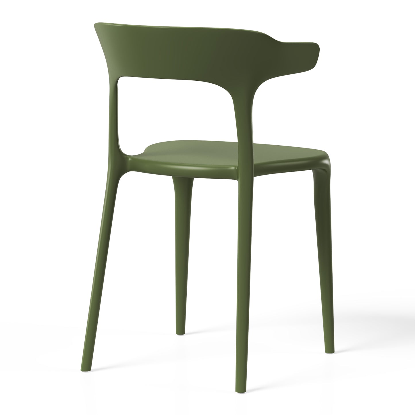 Polyform Stacking Dining Side Chair (Set of 4) Seahawk Designs Patio Dining Chairs