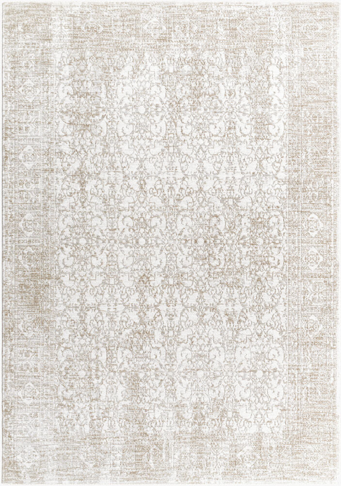 Beth Machine Woven Rug — Cream/Dusty Sage