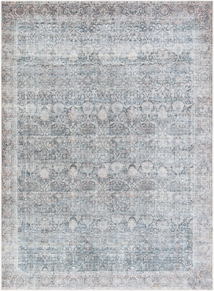 Lorelai Machine Woven Rug — Black/Dark Brown