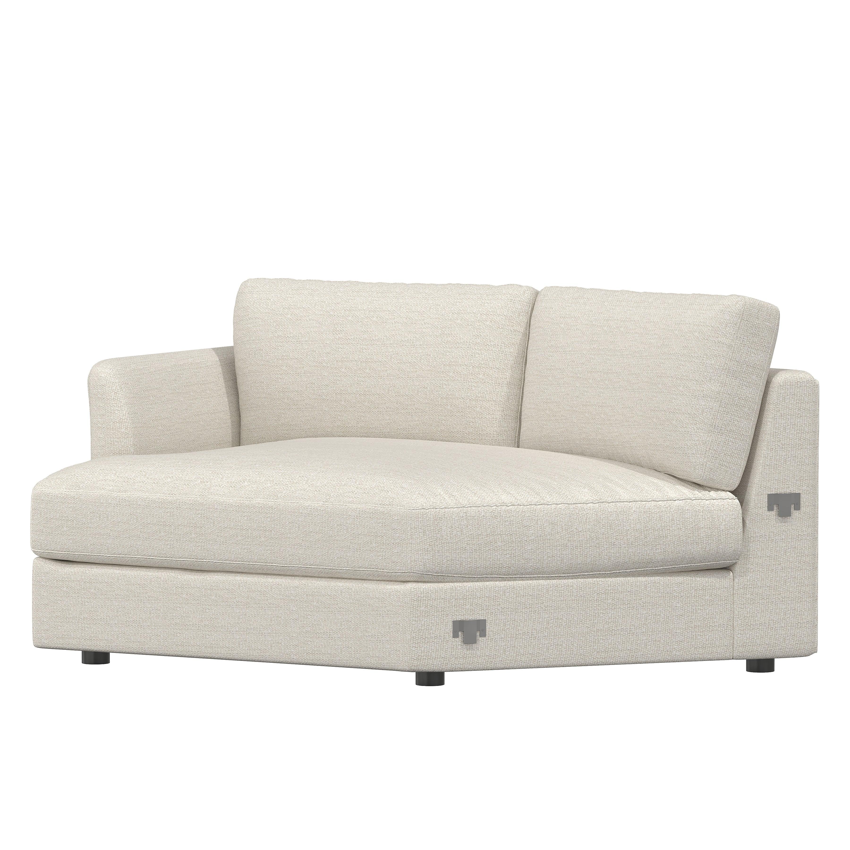 Sydney Fabric Left Arm Chaise Bernhardt Living