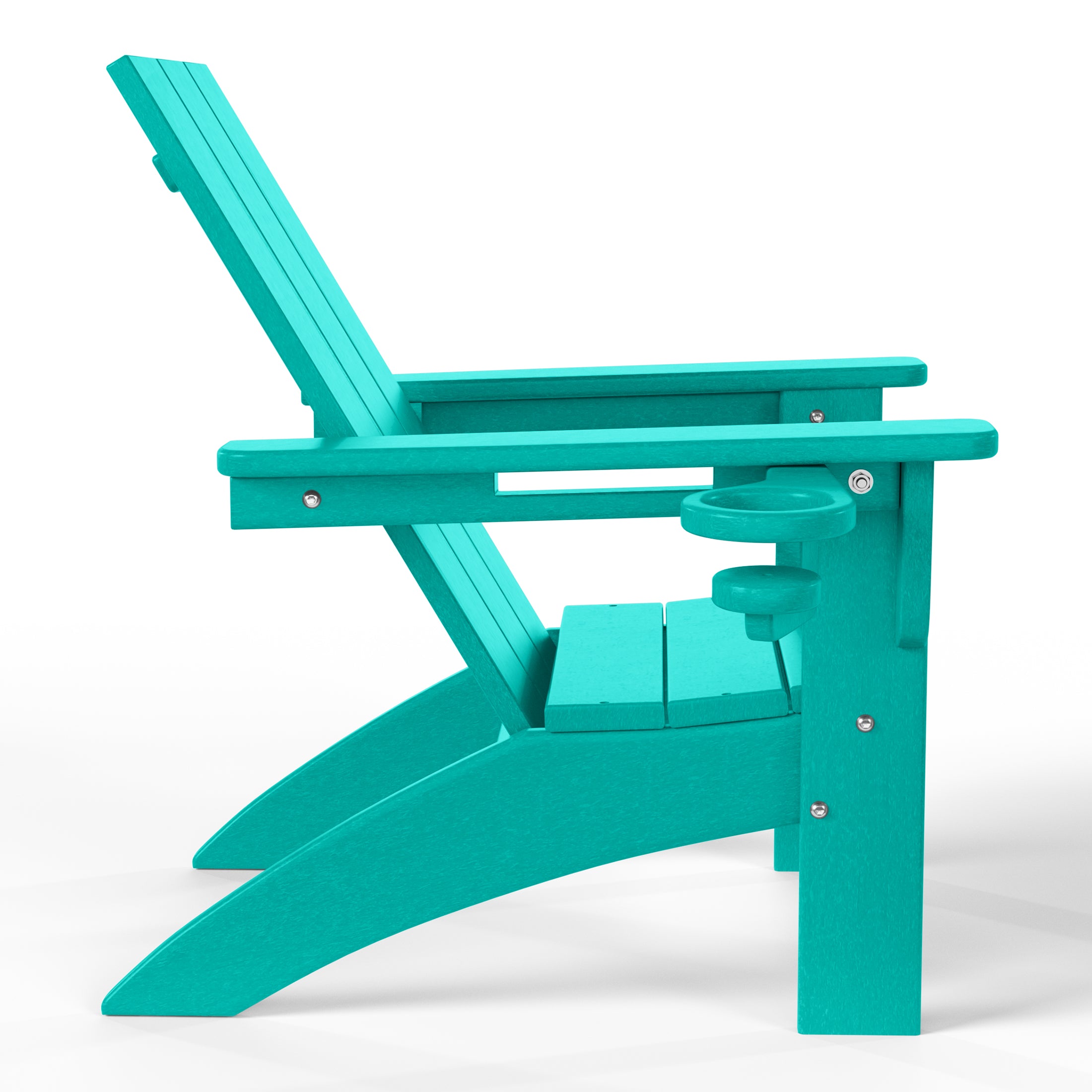 Tiny Terraces Kids Adirondack Chair with Cup Holder (Set of 2) Seahawk Designs Kids Adirondack Chairs