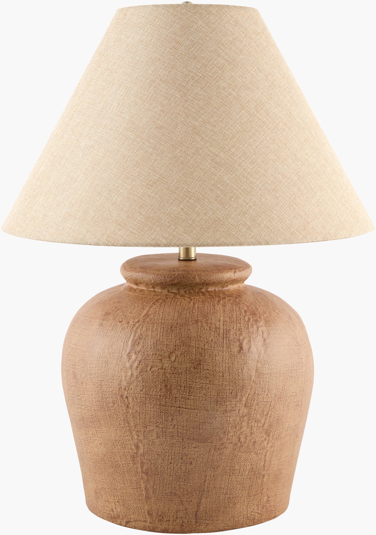 Veyra Accent Table Lamp — Brown