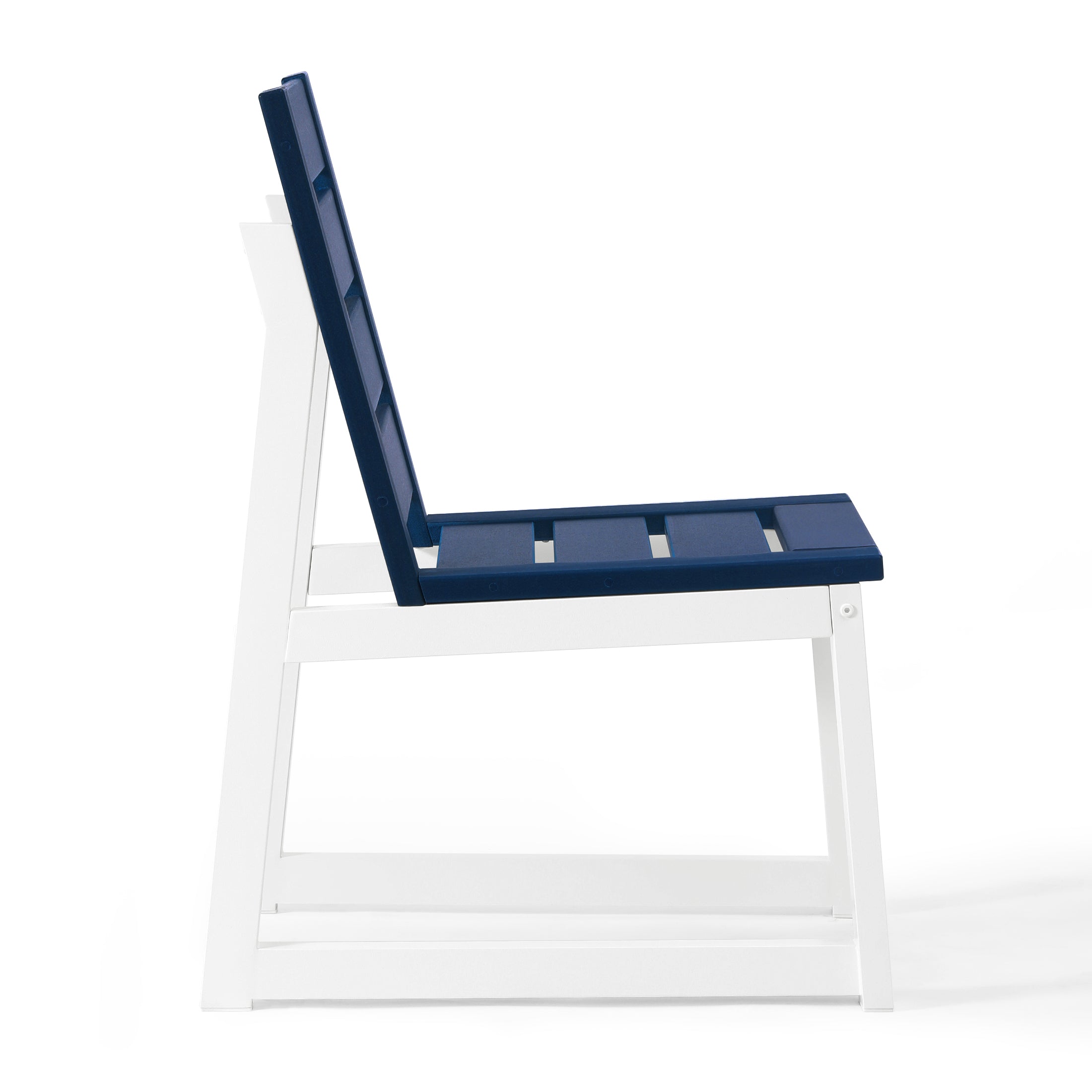 Vista Dining Side Chair Navy Blue Seahawk Designs Patio Dining Chairs