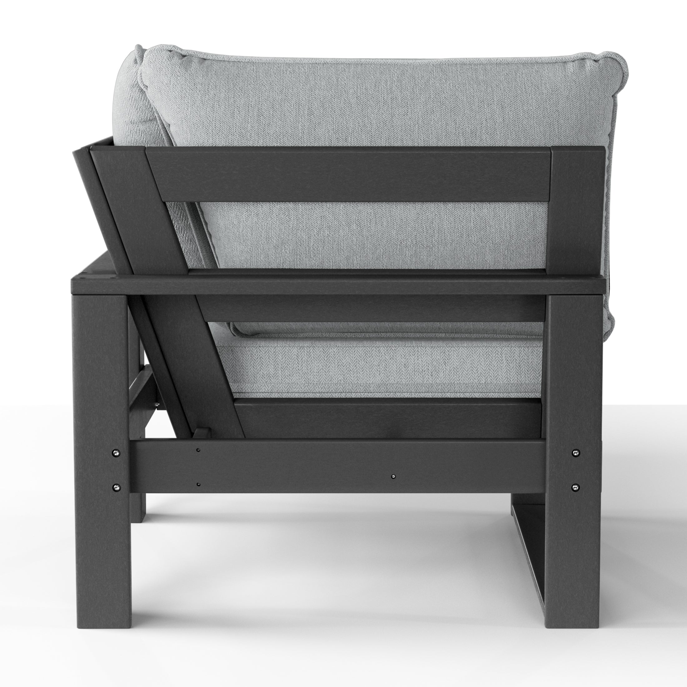 Signature All-Weather Outdoor Modular Patio Deep Seating Corner Chair (Corner Sectional Seat) Seahawk Designs Patio Chairs