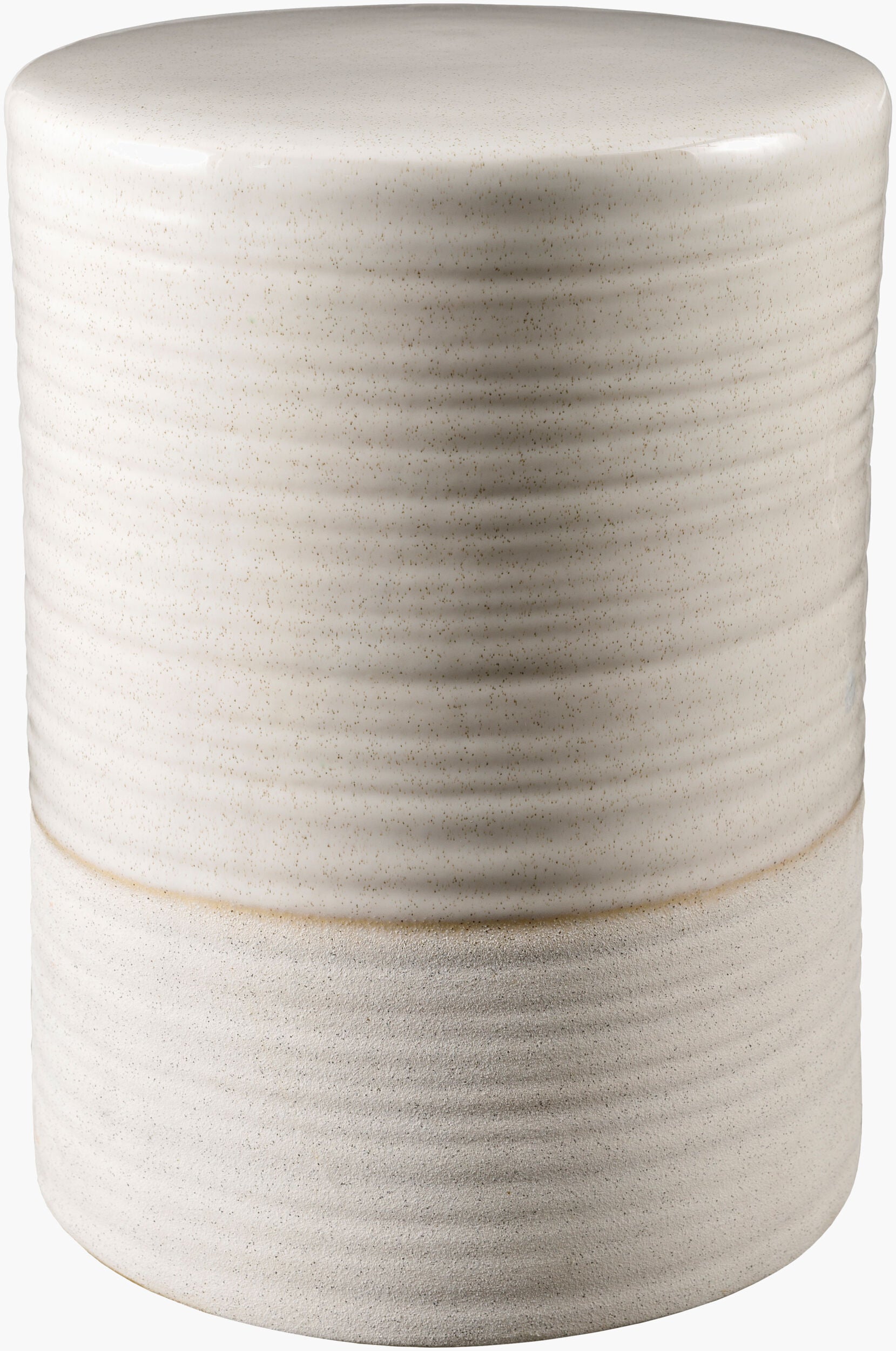 Waverly Garden Stool — Beige/Cream
