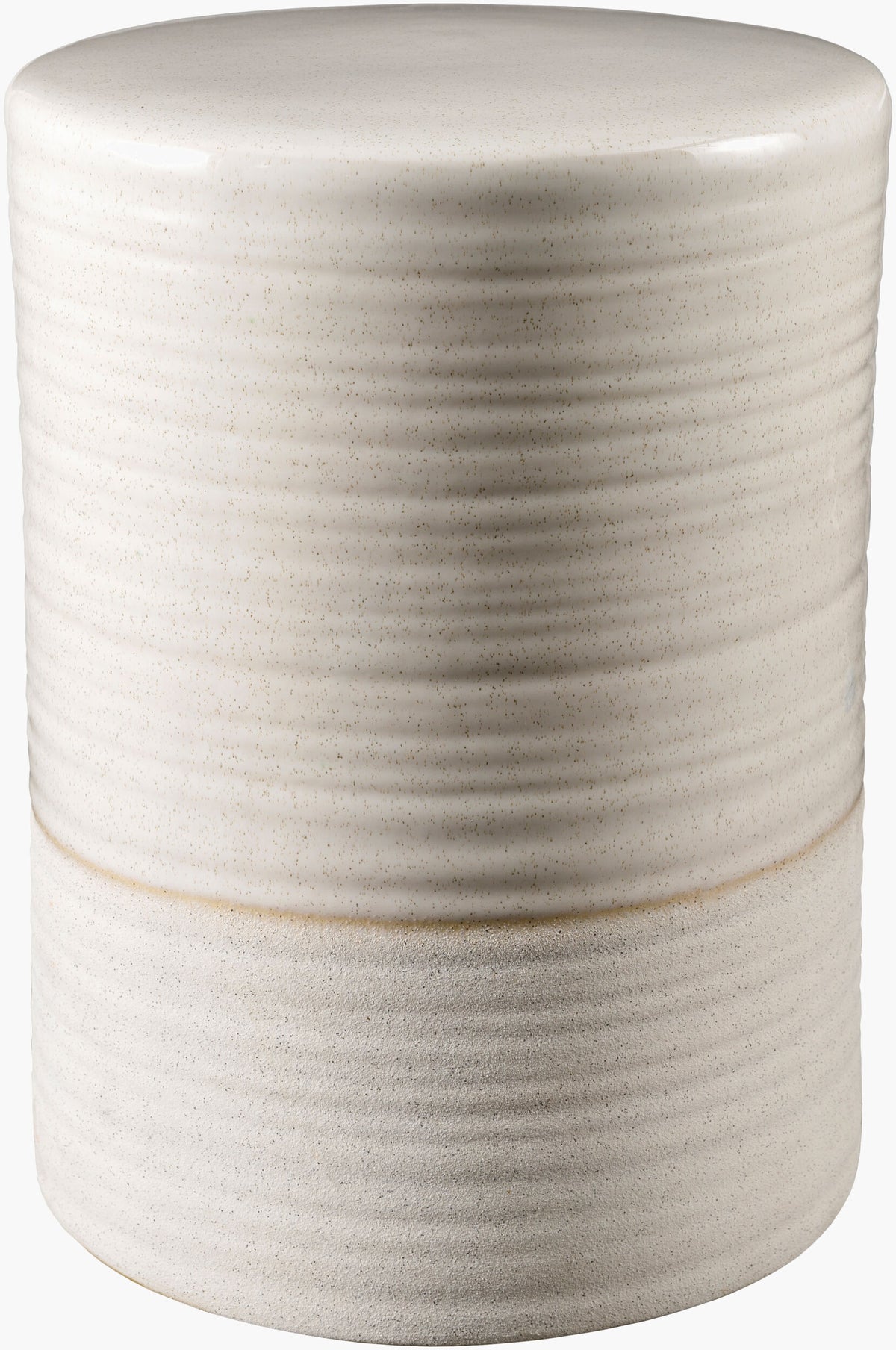Waverly Garden Stool — Beige/Cream